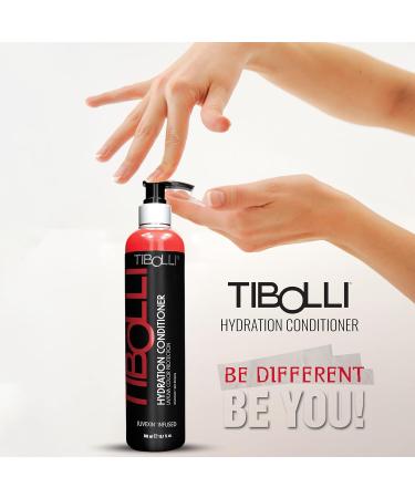 TIBOLLI Hydrating Hair Conditioner with Argan Oil - 10.1 Fl Oz | Moisturizing Repairing & Smoothing Treatment for Damaged Hair | Paraben & Sulfate-Free - Buy Online on SooperMarket.com