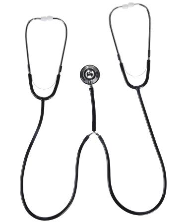 Veridian 05-132 Teaching/training Aluminum Dual Head Stethoscope Black