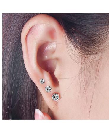 4 Pack SLVIEKAE Disposable Ear Piercing Gun Kit with Silver Studs (3mm) - Buy Online on SooperMarket.com
