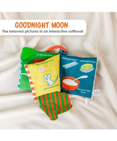 Goodnight Moon Soft Book with On The Go Clip - 5 Inch - Kids Preferred - Buy Online on SooperMarket.com