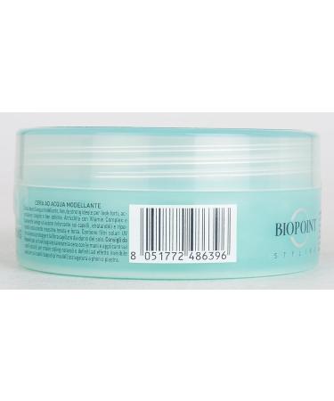BIOPOINT Aqua Wax Strong Edition - Extra Strong Hold Hair Wax 3.3 Fl Oz | Italian Import Styling Product - Buy Online on SooperMarket.com