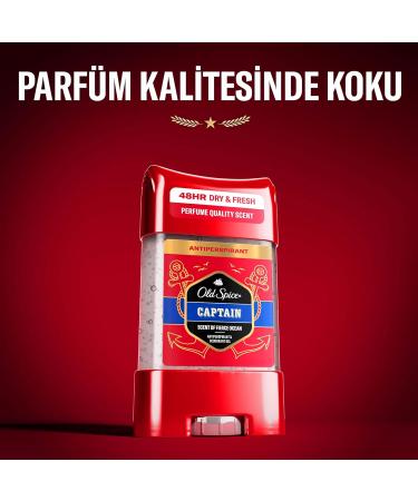Old Spice Captain Antiperspirant Deodorant Stick for Men - 70ml | Long-Lasting Freshness | International Shipping Available - Buy Online on SooperMarket.com