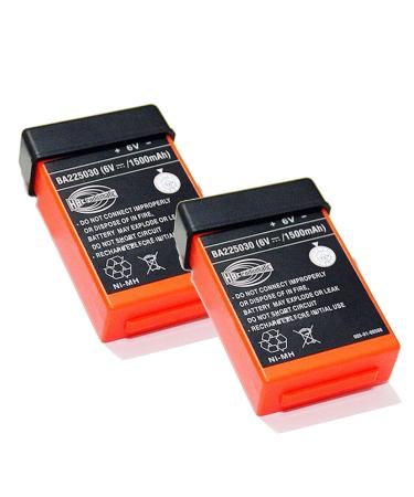 2 Pack 6V HBC Radiomatic BA225030 Ni-Mh Battery for HBC Crane Remote Control Pump Truck Battery 1500mAh
