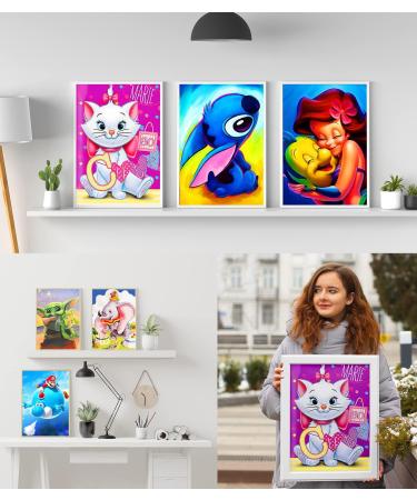 YOMEIA 6 Pack Diamond Painting Kits - DIY Gem Art for Adults & Beginners - Full Drill 5D Diamond Painting Kit - Home Wall Decor Gifts - Round Diamonds - 11.8x15.7 - Buy Online on SooperMarket.com