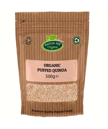 Organic Puffed Quinoa 500g by Hatton Hill Organic - Free UK Delivery