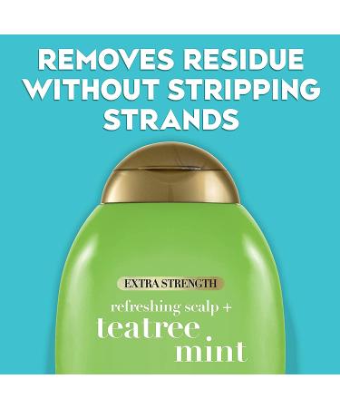 OGX Extra Strength Tea Tree Mint Scalp Shampoo - 13 fl oz | With Peppermint Oil & Witch Hazel | Paraben/Sulfate-Free - Buy Online on SooperMarket.com
