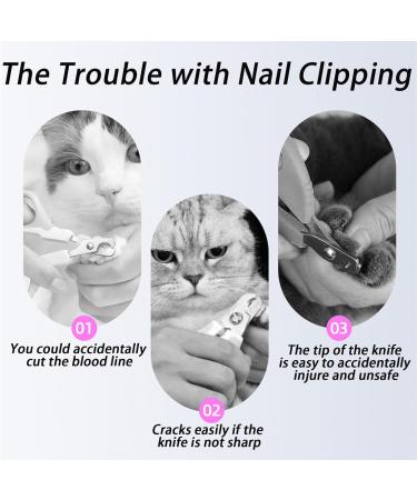 Professional Cat Claw Scissors | Bsitsss Nail Clipper for Cats & Small Dogs | Claw Cutter with Protection & Adjustable Holes - Buy Online on SooperMarket.com