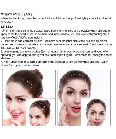 Dark Brown Hairline Powder - Waterproof Hair Shadow for Thinning Hair - 12g - Buy Online on SooperMarket.com