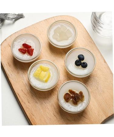 Alipis 10pcs Clear Glass Bowl Transparent Bowl Bozai Cake 3X6X6CM As Shown - Buy Online on SooperMarket.com