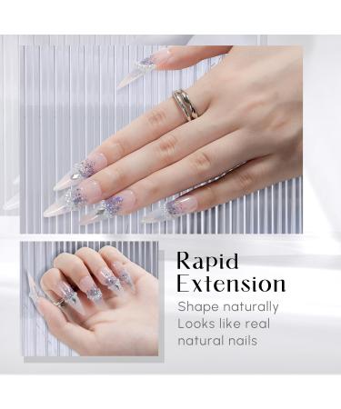 Buy Aokitec 60ml Nail Extension Gel (Diamond Violet) - UV Nail Polish for Salon & DIY | Best Acrylic & False Nail Assembly Gel - Buy Online on SooperMarket.com
