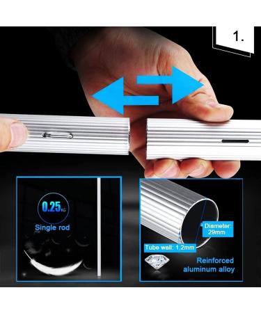 photovoltaic cleaner Window Cleaning Water-fed Pole Extendable Window Cleaning Pole Water Fed Telescopic Brush Water Flow Cleaner Swimming Pool Brush for Outdoor/Indoo 55cm Brush Head 5M/17FT - Buy Online on SooperMarket.com