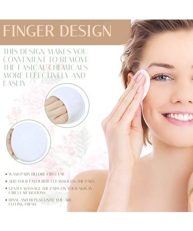 12 Packs Reusable Bamboo Fiber Makeup Remover Pads with Cotton Storage Bag 4 Layers 100% Organic Bamboo Facial Cotton Rounds Eco-friendly Waste Free - Buy Online on SooperMarket.com