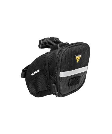 Topeak Aero Wedge Pack, w/ Fixer F25, Medium , Black