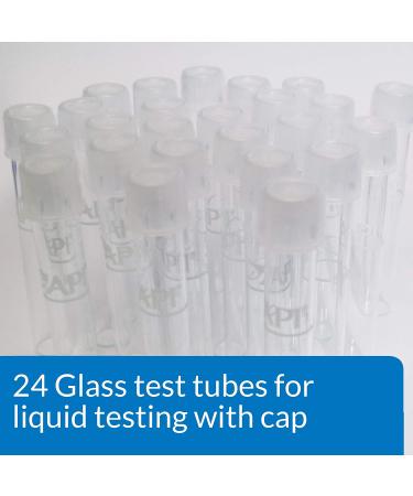 API Replacement Test Tubes with Caps for Aquarium Test Kits - 24 Count Box - Buy Online on SooperMarket.com