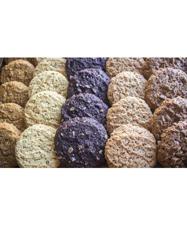 Nutrisnacks Sugar Free Cookies Variety Pack - 24 Units, 5 Natural Flavors, Sweetened with Stevia, Whole Grain Cereals, Dietary Fiber & Prebiotics - 0g Sugar - Buy Online on SooperMarket.com