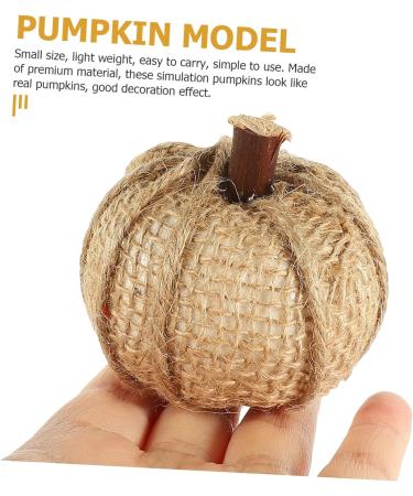 SWOOMEY 12pcs Artificial Pumpkin Harvest Festival Decor Party Pumpkin Ornament Lifelike Pumpkin Small Fake Pumpkin Photo Props Mini Pumpkin Figurine Foam Halloween Ornaments - Buy Online on SooperMarket.com