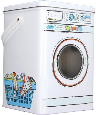 Large Capacity Iron Laundry Detergent Container with Window Lid - Multifunctional Storage Box for Washing Machine - Powdered Detergent Organizer - Buy Online on SooperMarket.com