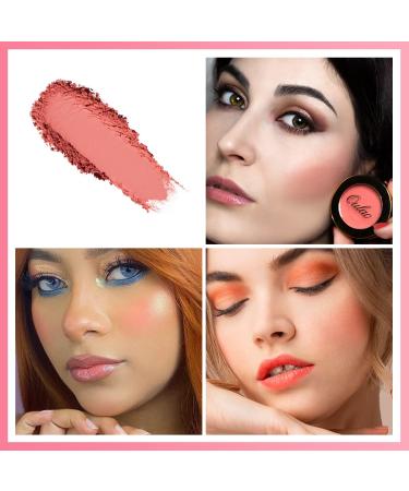 Oulac Rouge Powder Matt Blush - Super-Fine Vegan Formula Gentle Application Ideal for All Skin Types - 4.8g Forever Young - Buy Online on SooperMarket.com