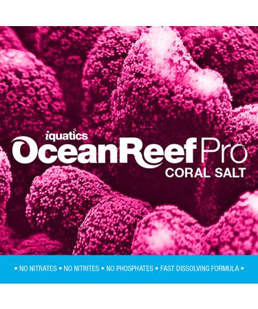 iQuatics Ocean Reef Pro Marine Saltwater Coral Premium Aquarium Salt - 10KG - Refill Refill 10kg