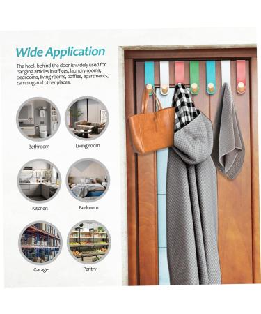 Baluue 8 Pcs Door Hook Cabinet Door Towel Holder Plant Hangers Robe Hanger Hook for Bathroom Key Towel Hook - Buy Online on SooperMarket.com