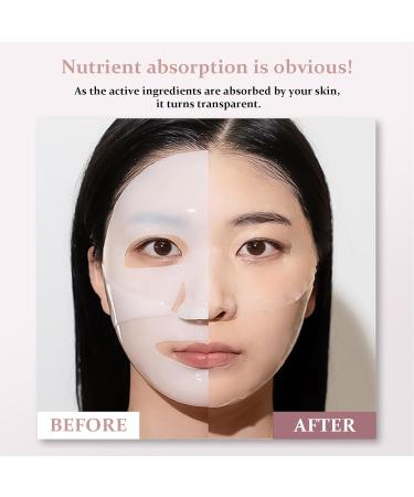 Collagen Face Mask Overnight Face Mask Set - Korean Skincare Collagen Mask Sheet Mask - Fights Wrinkles Glow & Rejuvenating Skin Face Masks Skincare Anti Aging Face Mask (4) - Buy Online on SooperMarket.com
