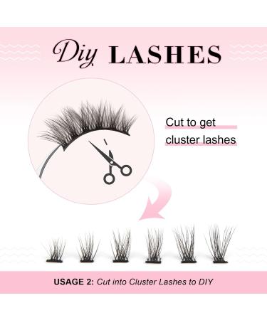 Glowingwin Wispy Cat Eye Half Lashes - 10 Pairs of Handmade Soft Corner False Eyelashes for Natural, Reusable, and Fluffy Look - 3/4 Strip Faux Mink Half Lashes-C - Buy Online on SooperMarket.com