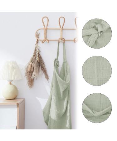 Shop Soft & Breathable Hillhill Cotton Breastfeeding Cover - Still Towel Snack Apron for Moms | Portable Nursing Gift in Blue & Greyish Green - Buy Online on SooperMarket.com
