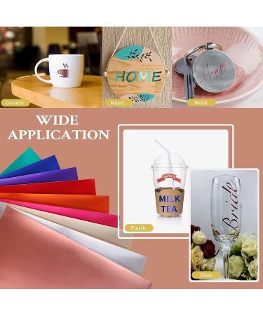 HTVRONT Matte Metallic Vinyl Sheets - 9 PCS 12x12 Permanent Adhesive for Cricut & Silhouette - Buy Online on SooperMarket.com