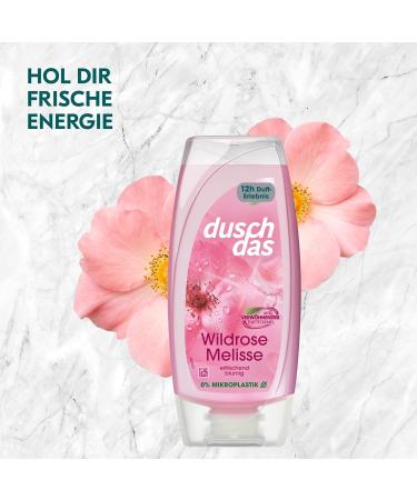 Duschda Wild Rose Melisse Shower Gel - 225ml (6 Pack) | Refreshing Fragrance for a Pampering Start - Buy Online on SooperMarket.com