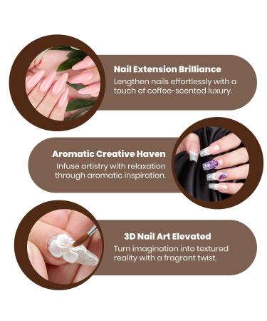 Mia Secret Coffee Scented Liquid Monomer - EMA Nail Liquid for Acrylic Powder (8 oz) - Scented Acrylic Nail Solution - Buy Online on SooperMarket.com