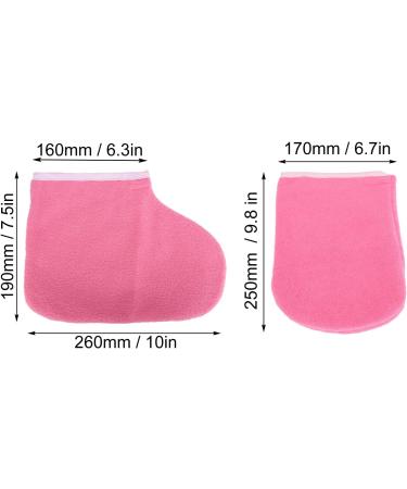 Double Layer Terry Cloth Gloves & Booties for Paraffin Wax Bath Treatment - Buy Online on SooperMarket.com
