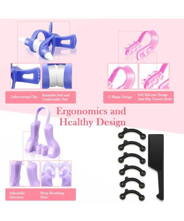 7-Piece Nose Up Lifting Shaper Clips Set | Silicone Slimming Tool for Nose Enhancement | Beauty Clip for Wide Low Curved and Big Noses - International Shipping - Buy Online on SooperMarket.com