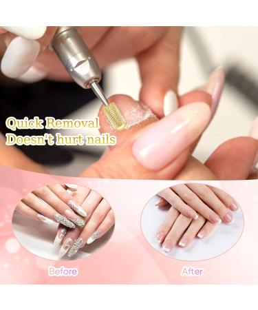 Heymkgo 7-Piece Nail Cutter Attachments Kit | Electrical Nail Drill Bits for Acrylic & Gel Manicure | 3/32 Inch Conical Barrels & Cones | Pedicure Tools - Buy Online on SooperMarket.com