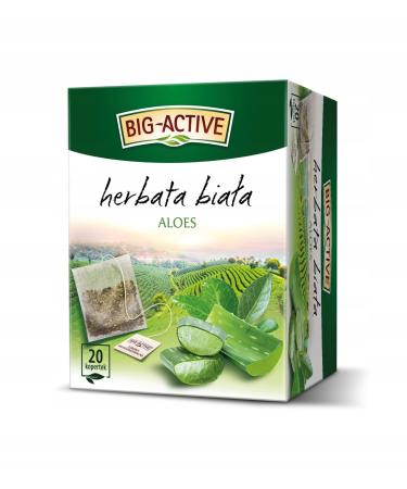 BIA A Z ALOESEM Herbata Owocowa Naturalna Polska Herbapol