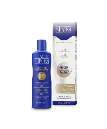NISIM NewHair BioFactors Hair and Scalp Gel with AnaGain - Specially Formulated for Normal to Dry Hair to Maximize Natural Growth Cycle (8 Ounce / 240 Milliliter)