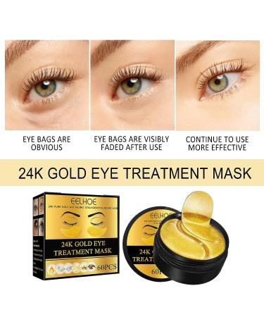 Jremreo 30 Pairs Gold Under Eye Patches with Amino Acid & Collagen - Dark Circle and Puffiness Treatment for Face Care | Beauty & Personal Care Essential - Buy Online on SooperMarket.com
