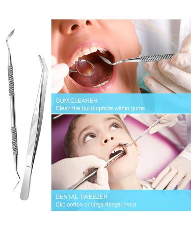 6 Pack Dental Tools Set - Professional Stainless Steel Oral Care Kit with Case | Tooth Scraper, Plaque & Tartar Remover - Buy Online on SooperMarket.com