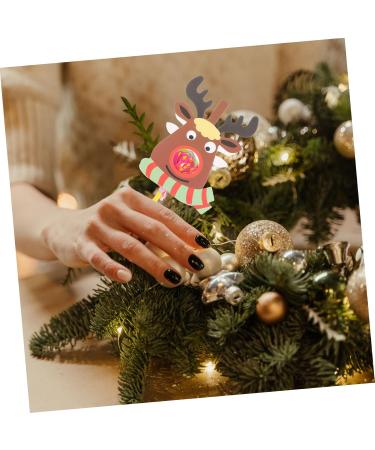 HOLIDYOYO 75 Pcs Lollipop Paper Card Elk Reindeer Candy Holder Xmas Lollipops Sweets for Lollpop - Buy Online on SooperMarket.com