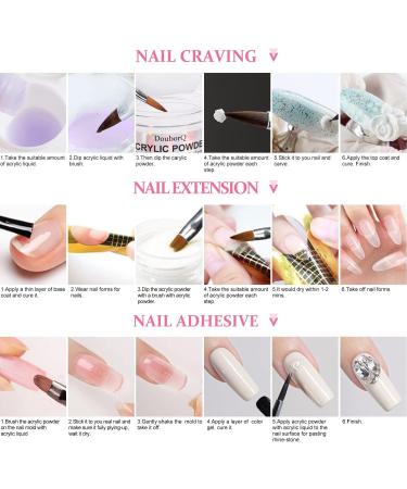 4.23oz Professional Crystal Clear Acrylic Nail Powder for French Manicure Extension - Buy Online on SooperMarket.com