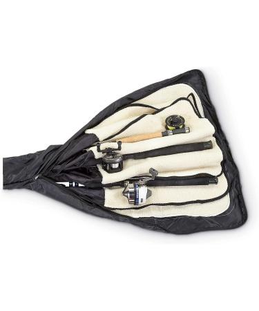 Guide Gear 7 ft 6 Fishing Rod and Reel Case - Travel Carry Bag for Five Poles - Buy Online on SooperMarket.com