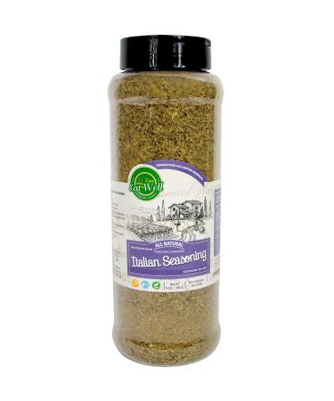 Eat Well Premium Foods - Italian Seasoning, 9 oz - 255g, Authentic taste of Perfectly Blended of Italian-Style Herbs and Spices - Italian Spice (with Mediterranean Crops) Salt Free