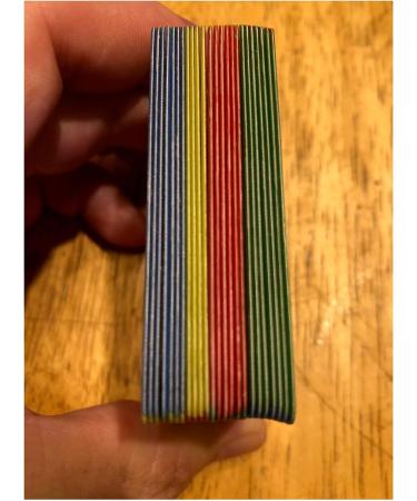 Dakota Plastic Tablet Weaving Cards - Color Coded 2.5 Inch - 36 Pack - Buy Online on SooperMarket.com