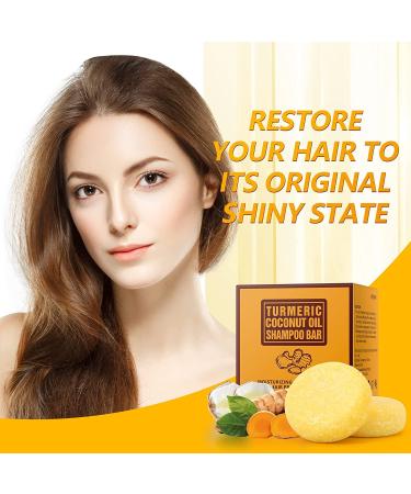 Tamoskiny Ginger & Turmeric Hair Regrowth Shampoo Bar - Organic Solid Bar for Hair Growth 120g - Buy Online on SooperMarket.com