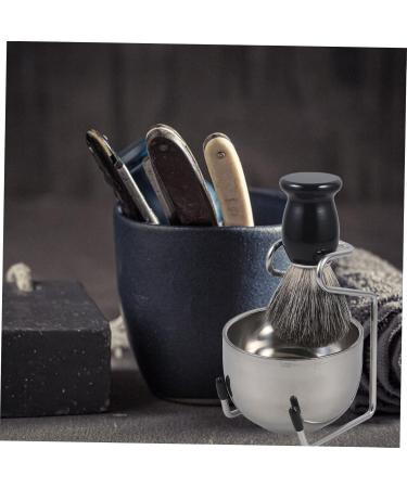 FOMIYES 5 Sets Beard Brush Set - Professional Shaving Kit with Mug & Stand for Men | Must-Have Grooming Essentials - Buy Online on SooperMarket.com