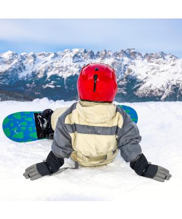 LuvnFun Kids Snow Gloves - Thinsulate Cotton Warm Waterproof Ski Winter Gloves - B-Blue Kids Medium (Age 6-8) - Buy Online on SooperMarket.com