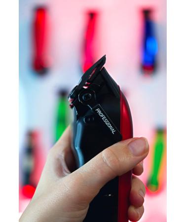 Hair Clipper by Supreme Trimmer - STC5030 Professional Clipper Set (300 Min Run Time) Cordless Beard Trimmer Red Pro Clipper Fade Blade Fade Clipper Gold red silver black - Buy Online on SooperMarket.com