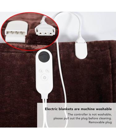 HEEPDD Heating Blanket - Skin Washable Soft Flannel Automatic Shutoff Constant Temperature - Perfect Gift (EU Plug 230V) - Buy Online on SooperMarket.com