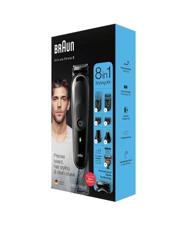 Braun 7-in-1 Men's Hair Clippers & Grooming Kit with Gillette Razor - Blue (9 Piece Set) - Buy Online on SooperMarket.com