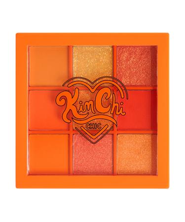 Kimchi Chic Beauty Citrus Queen - 9 Shades in 1 Makeup Palette - 01 ORANGE