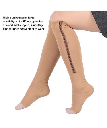 Zipper Compression Socks | Anggrek 1 Elastic Sports Socks with Anti-Slip Foot Protection (L/XL) - International Shipping Available - Buy Online on SooperMarket.com